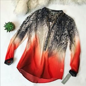 NWT💗Beautiful NY Collection ombré blouse💗